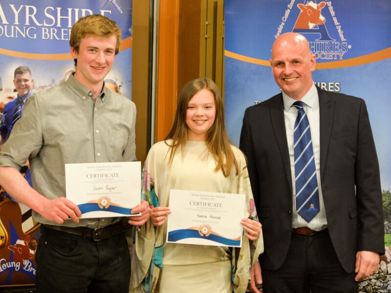 Showmanship Champion - Hattie Hassall, Reserve - Scott Taylor