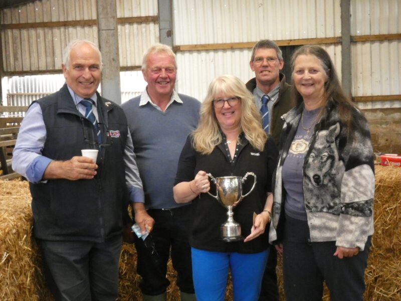 Slater cup winners, Cheshire B with the master judges