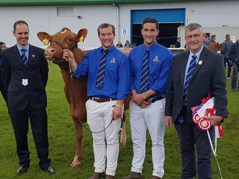 Judge Michael Broadley with James, David & Arthur Lawrie