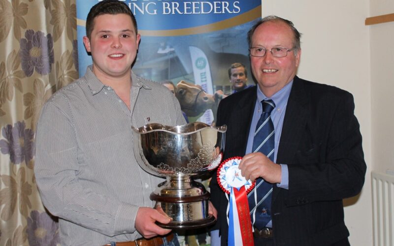 Hugh Stevenson Award Winner 2016 - Matthew McLean with Society President - Robert Adams