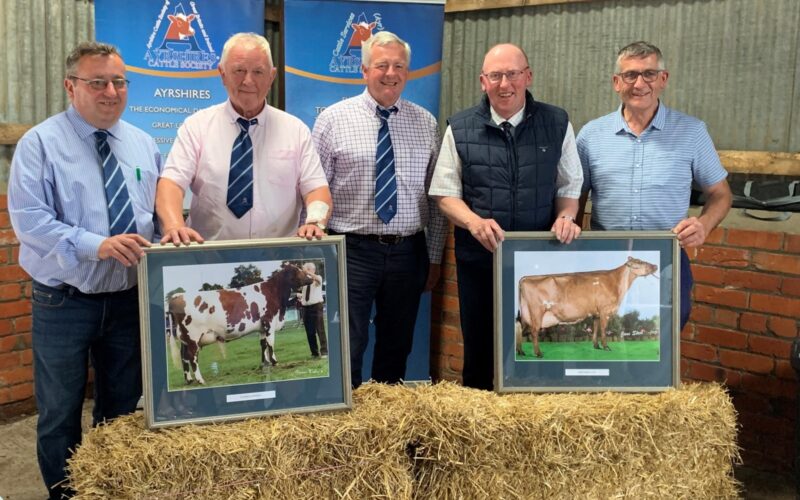 L-R, John Watson, Willie Stevenson, Steve Bailey, Alex Kirkpatrick, Arthur Lawrie
