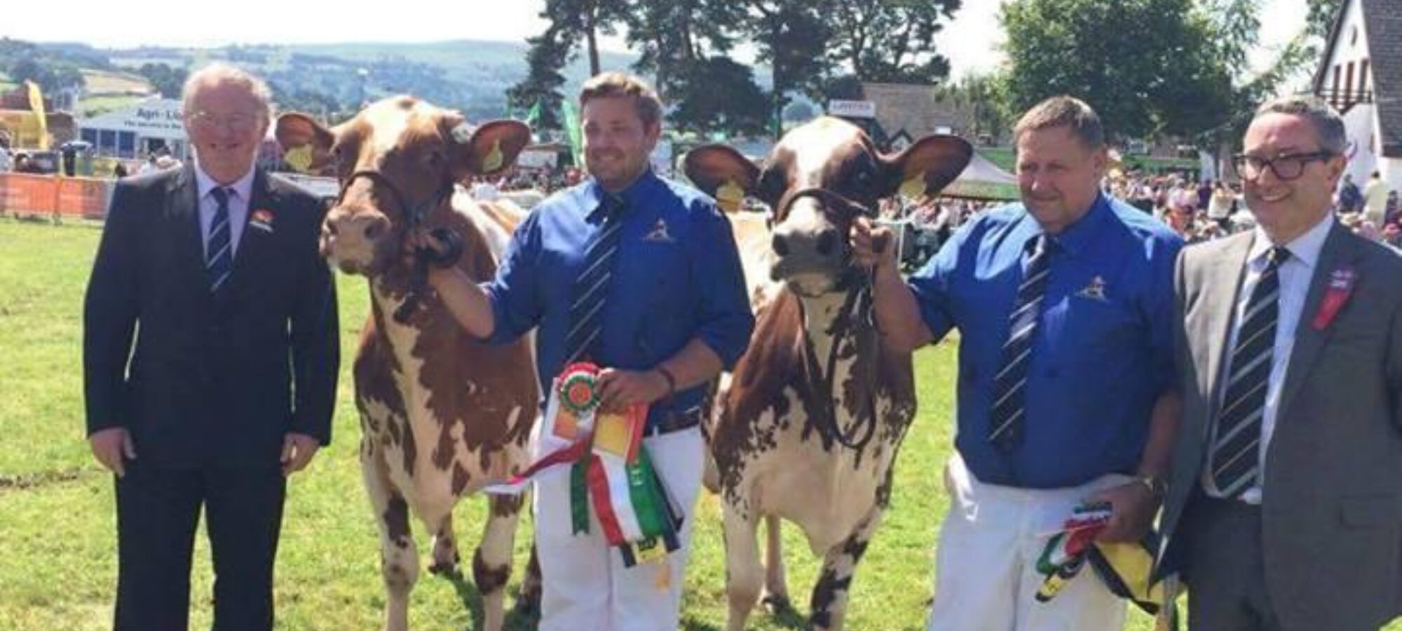 P & S Williams with their Interbreed Pair Winners