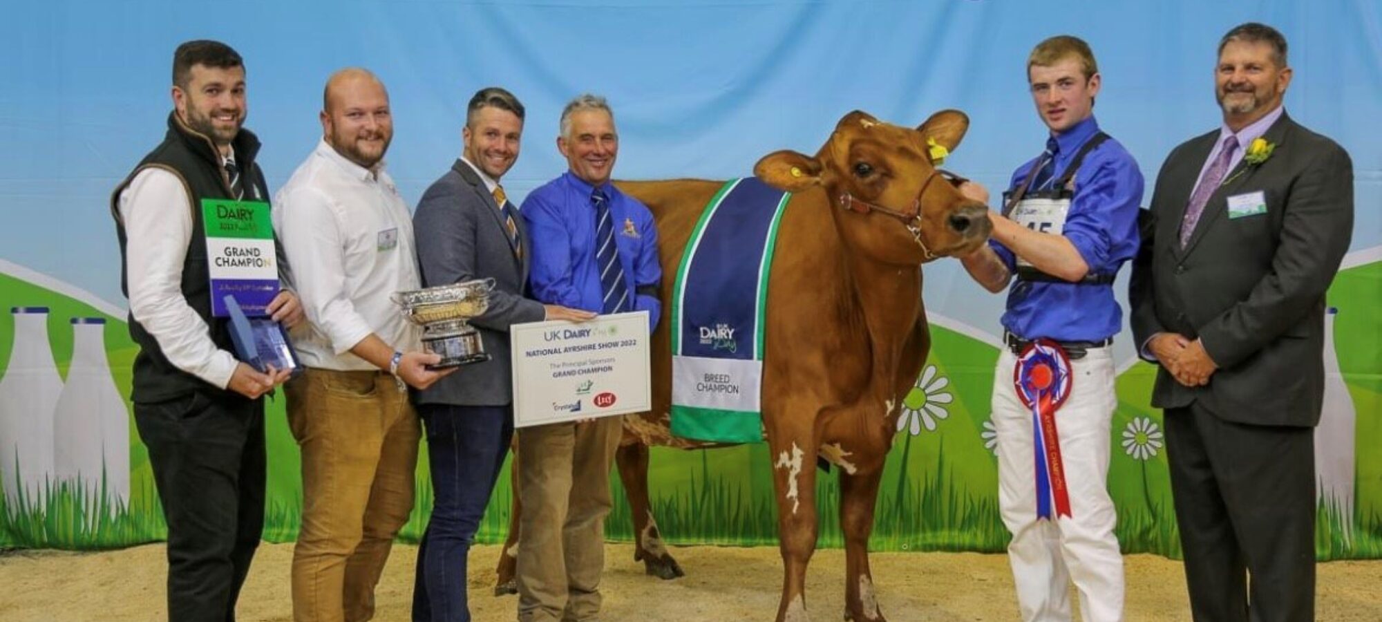 Breed Champion Morwick Reality Emerald, M&A Howie
