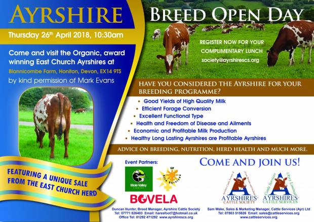 Ayrshire Breed Open Day 26th April 2018
