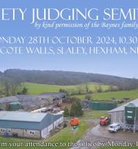 Society Judging Seminar